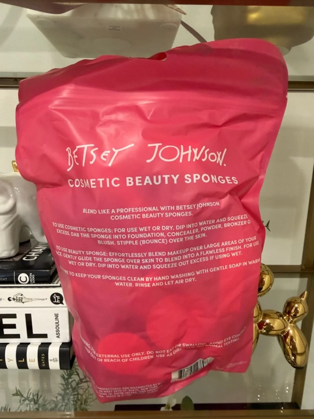 Betsey Johnson Makeup Sponge Set